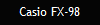 Casio FX-98