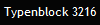 Typenblock 3216
