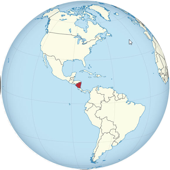NicaraguaGlobe