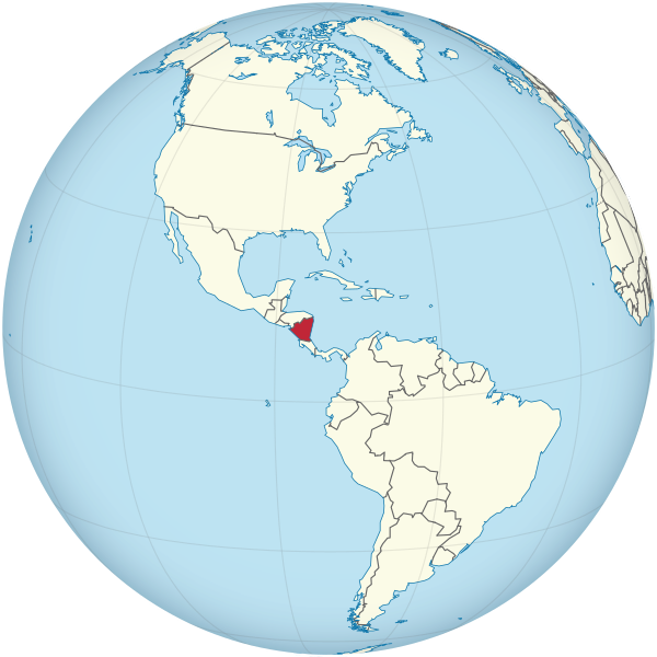 Nicaragua_on_the_globe