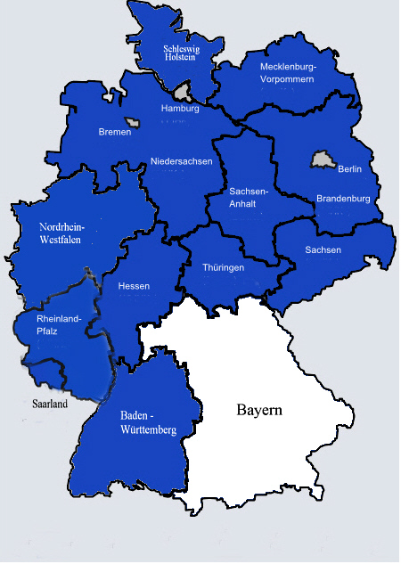 Bayern-map Bayern-map