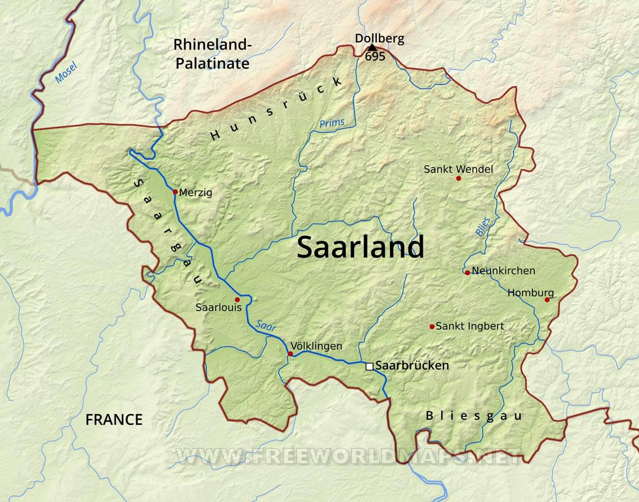 saarland-map