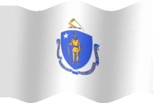 Massachusetts flag-XL-anim