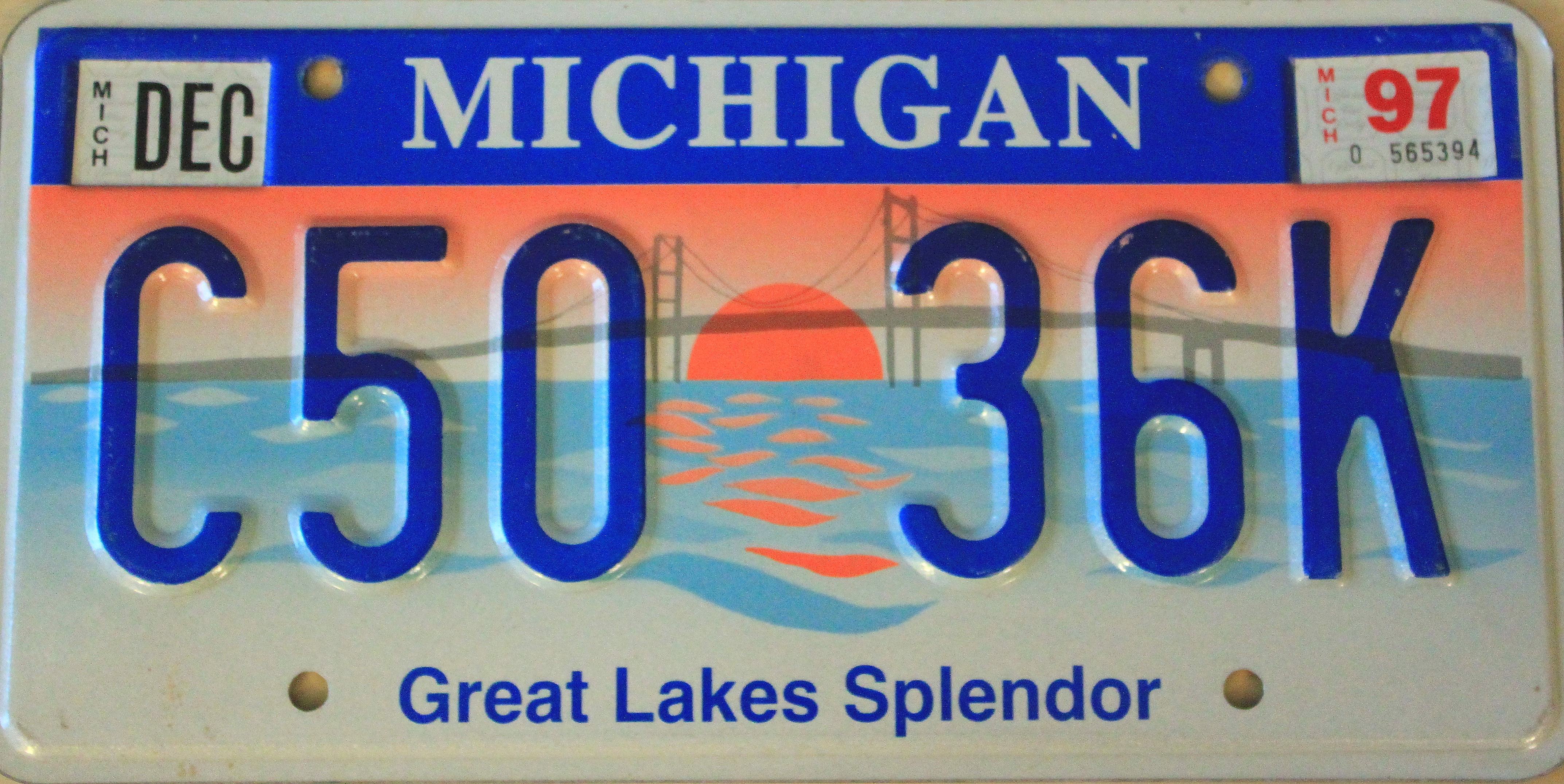 MichiganCarPlate