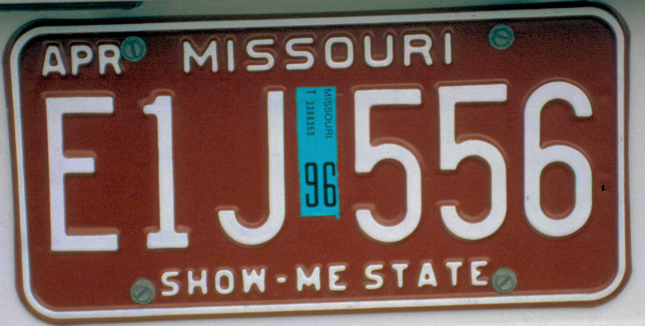 MissouriPlate