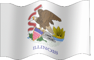 Illinois flag-XL-anim
